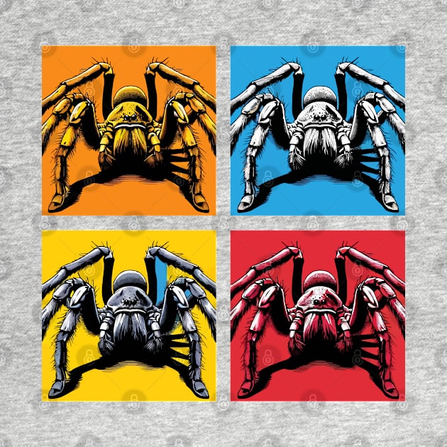 Pop Huntsman Spider - Cool Spider by PawPopArt